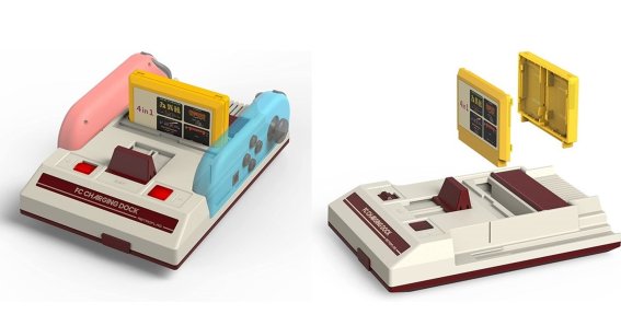 ชมที่ชาร์จ Joy-con ที่สร้างเลียนแบบเครื่อง Famicom ยุค 80S