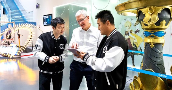 Tim Cook เยี่ยมสำนักงานใหญ่ miHoYo เจ้าของ Genshin Impact ถึงเซี่ยงไฮ้