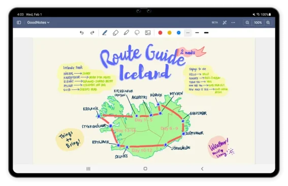 Goodnotes แอปจดโน้ตชื่อดัง เปิดทดสอบบน Android แล้ว (แต่เฉพาะแท็บเล็ต Samsung นะ)