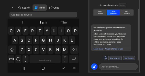 Microsoft เผยอัปเดตแป้นพิมพ์ใหม่ รวม Bing AI เข้ากับ SwiftKey สำหรับผู้ใช้งาน Samsung