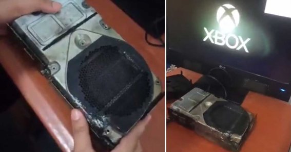 Burned Xbox Series S