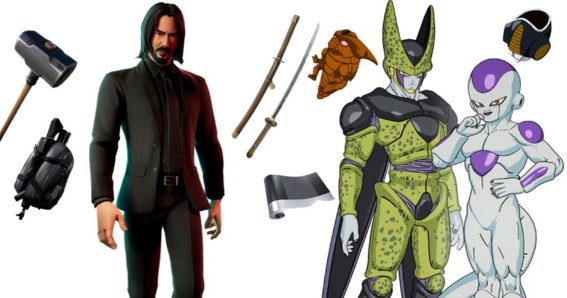 เปิดภาพสกิน ‘Dragon Ball’ และ ‘John Wick’ ในเกม ‘Fortnite’