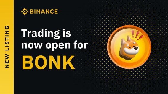 BONK เหรียญมีมบนเชน Solana เพิ่มขึ้นกว่า 100% หลังมีข่าวถูกลิสต์บนกระดาน Binance