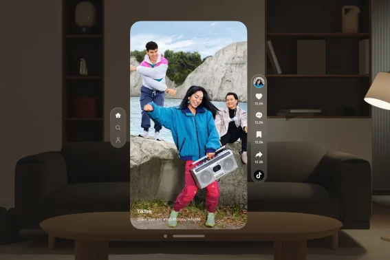 บันเทิงเต็มตา TikTok เปิดตัวแอปสำหรับ Apple Vision Pro แล้ว