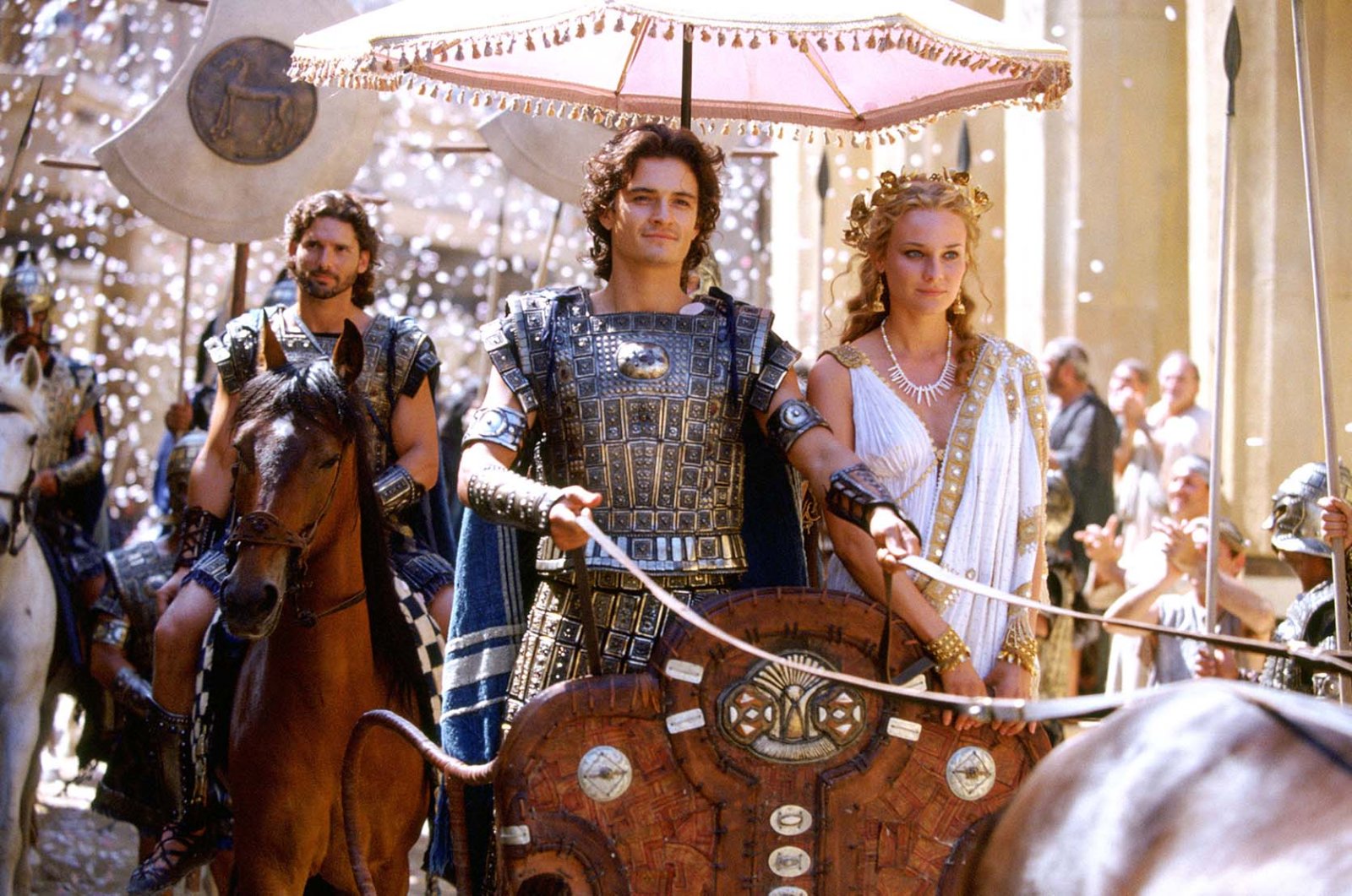 Orlando Bloom and Diane Kruger in Troy