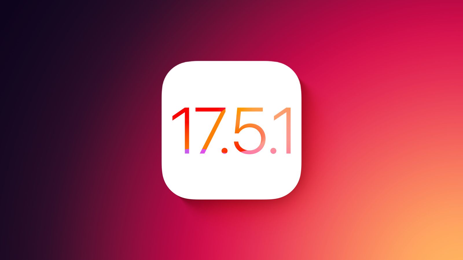 Apple ปล่อยอัปเดต iOS 17.5.1 แก้ปัญหารูปที่ลบไปแล้วกลับมาเอง