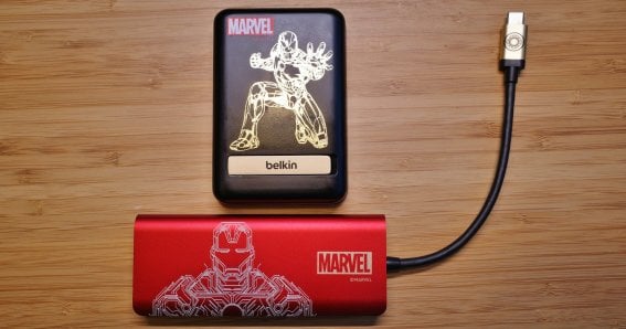 ลองใช้ผลิตภัณฑ์ Marvel จาก Belkin ทั้งฮับและก้อนแบตฯ ไร้สาย Iron Man