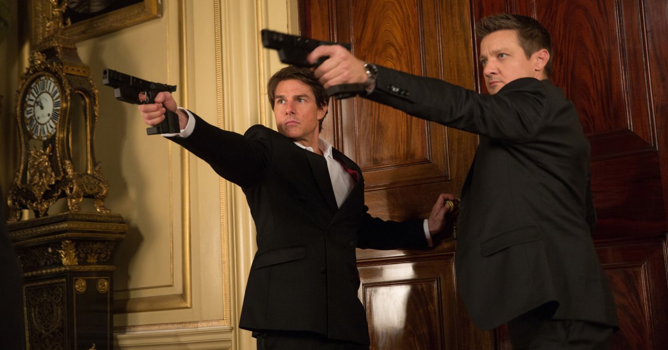 Jeremy Renner Tom Cruise Mission Impossible - Rogue Nation