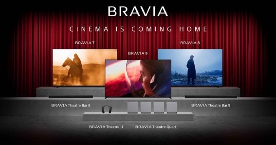 เปิดราคาไทยทีวี Sony BRAVIA 9 และ BRAVIA 8 รุ่นใหม่ พร้อมซาวด์บาร์ BRAVIA Theatre Bar 9 และ 8