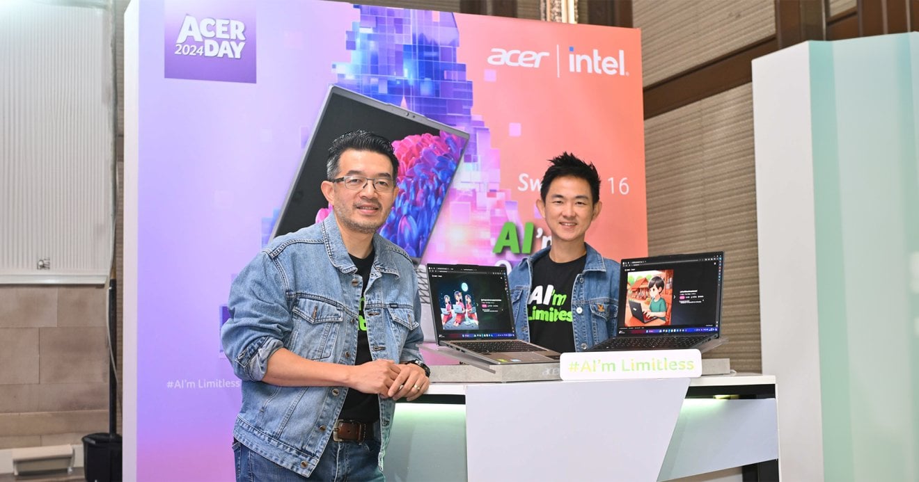 Acer อัปเดตไลน์อัปโน้ตบุ๊ก Acer ประจำปี – เตรียมกลับมาจัดงาน Acer Day 2024 ในธีม ‘AI’m Limitless’ !