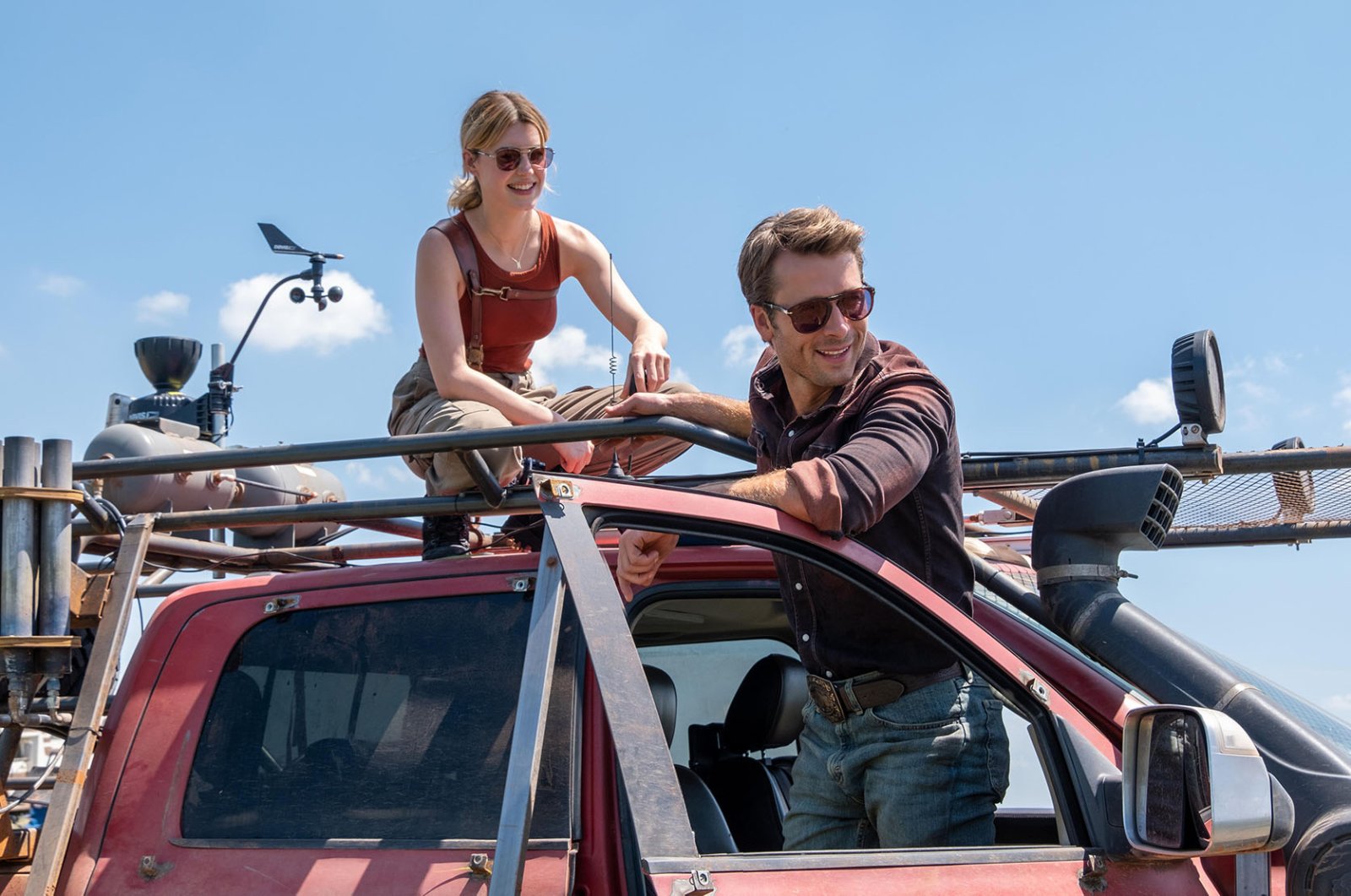 Glen Powell, Lee Isaac Chung, Daisy Edgar-Jones Twisters