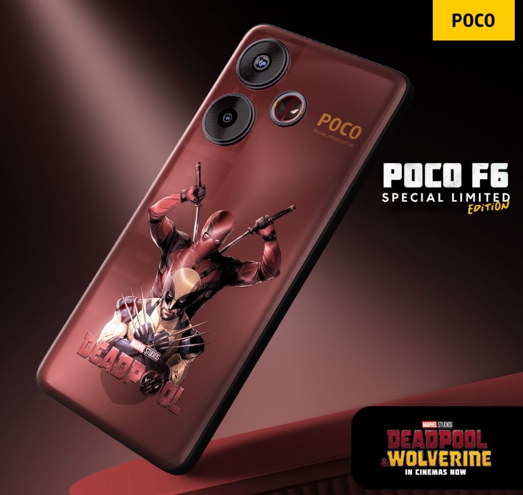 Poco F6 Deadpool Edition