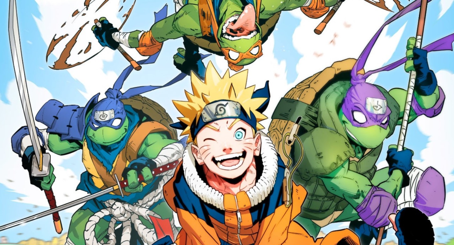 TMNT x Naruto การโคจรมาพบกันของสุดยอดนินจา ในหนังสือการ์ตูนเรื่องใหม่จาก IDW Publishing