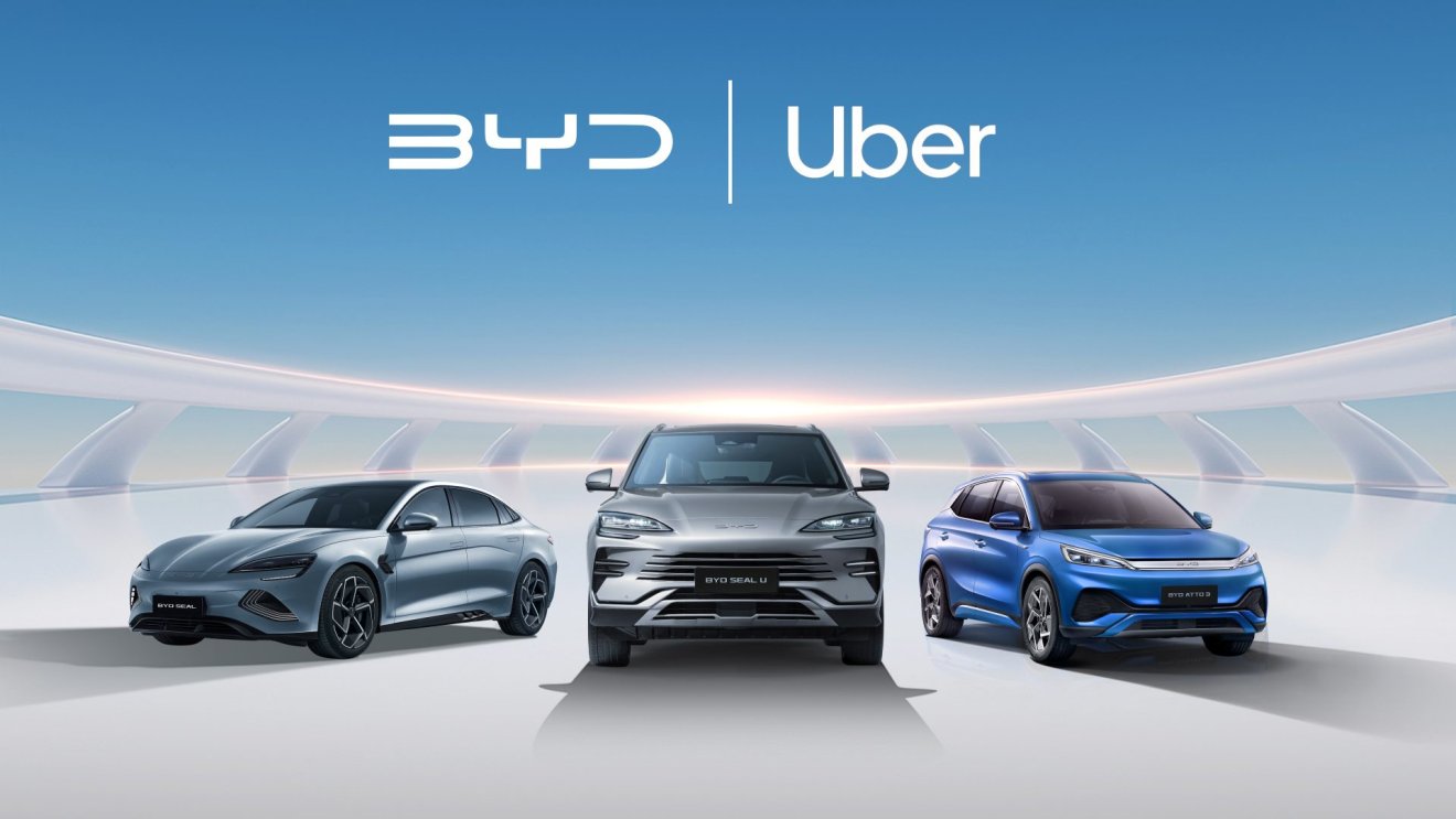 Uber จับมือและจะนำอีวี 100,000 คันของ BYD สู่แพลตฟอร์มเรียกรถโดยสารทั่วโลก