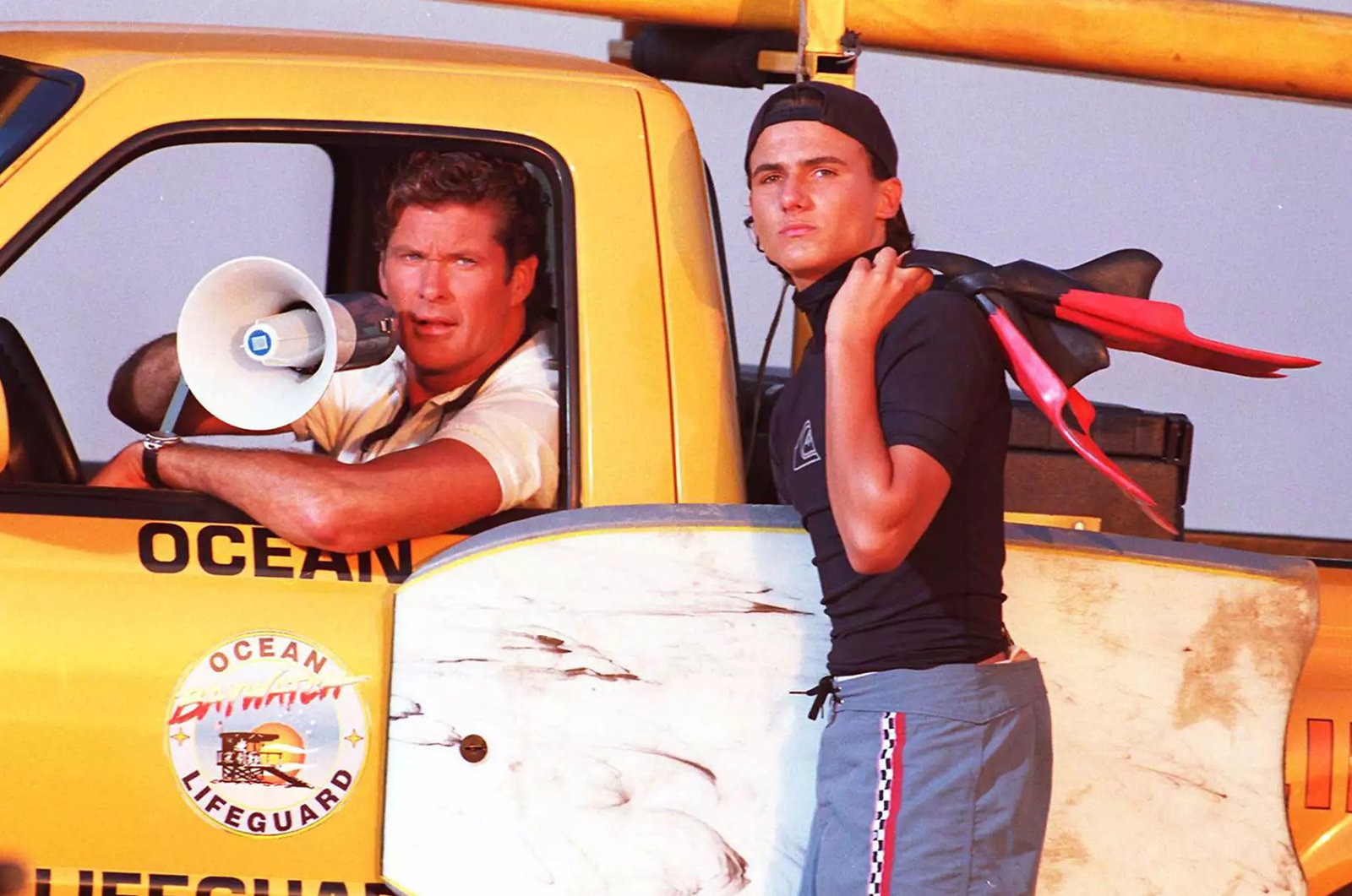 David Hasselhoff and Jeremy Jackson Baywatch