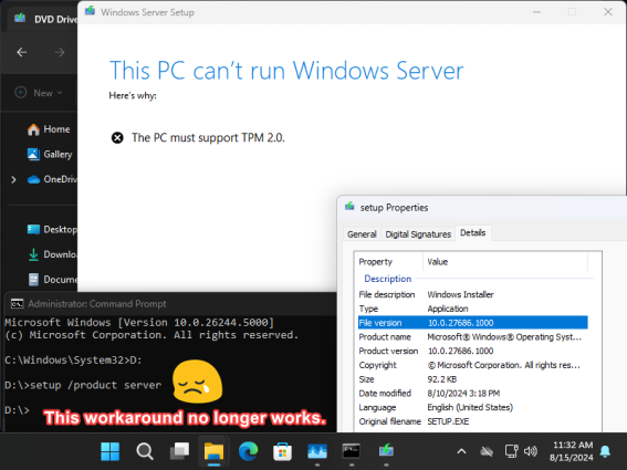 พบ Microsoft (อาจ) นำวิธีการ Bypass ติดตั้ง Windows 11 บนเครื่องที่ไม่รองรับออก