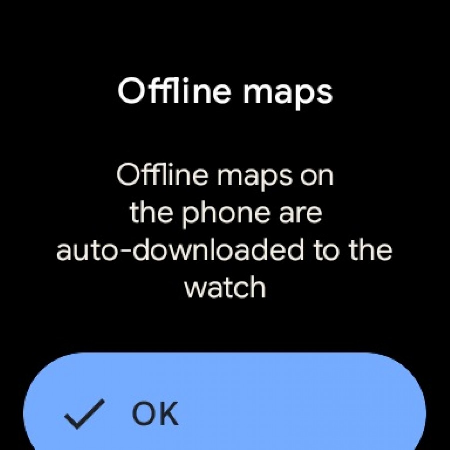 Google Maps Wear OS