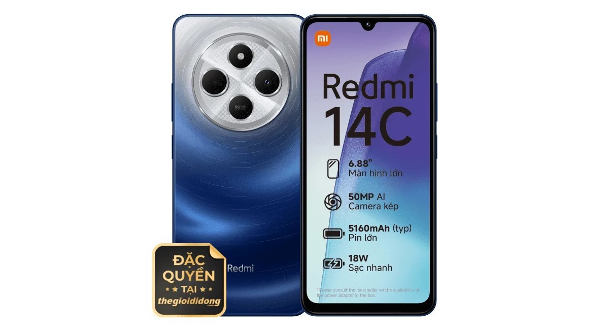 หลุดภาพและสเปก Redmi 14C ใช้ดีไซน์ใหม่ ชิป MediaTek จอ 90Hz คาดราคาไม่เกิน 4,000 บาท