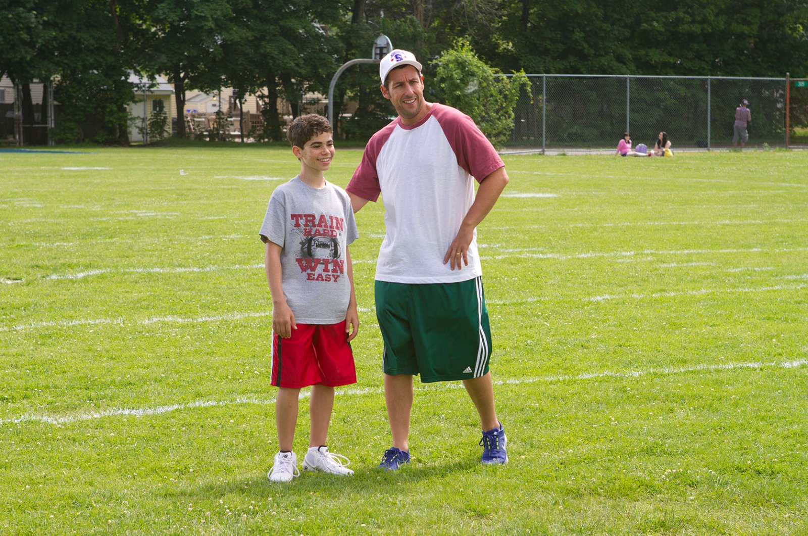 Adam Sandler and Cameron Boyce in Grown Ups