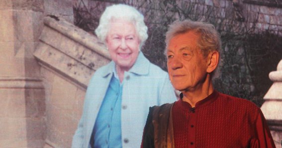 Ian McKellen Queen Elizabeth II