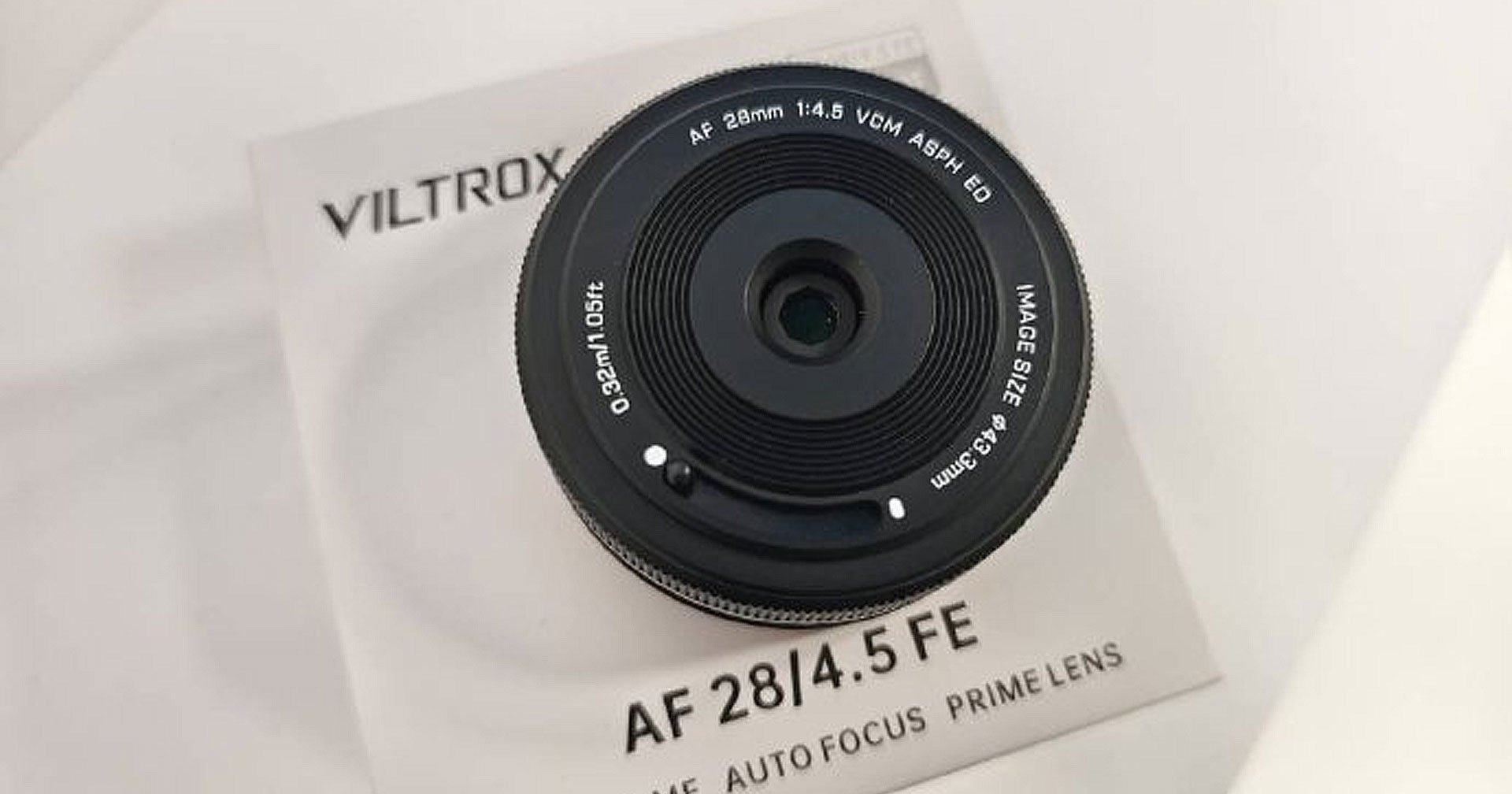 Viltrox AF 28mm F4.5 VCM เลนส์ฟูลเฟรมแพนเค้กเล็กเบา กับราคาเพียง 3,300 บาท