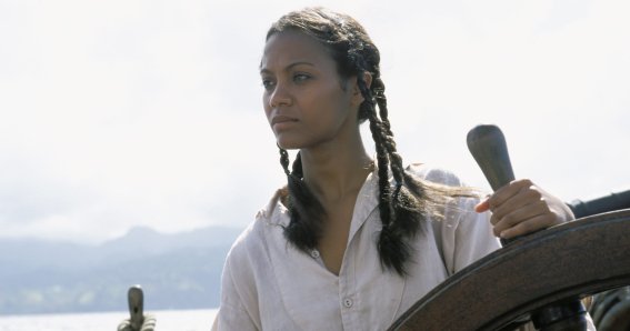 Zoe Saldana Pirates of the Caribbean The Curse of the Black Pearl