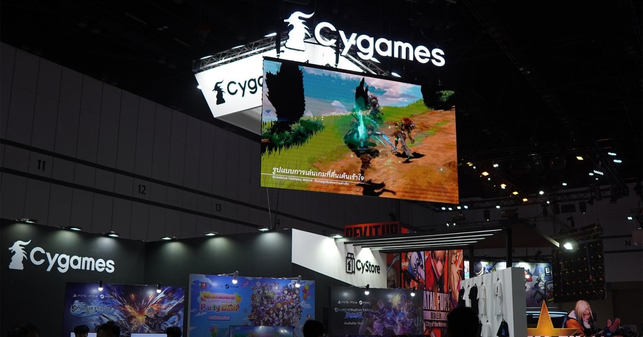 พาชมบูท ‘Cygames’ ว่ามีกิจกรรมอะไรที่บูทให้ได้เล่นในงาน Thailand Game Show 2024: Presented by Synnex บ้าง ?