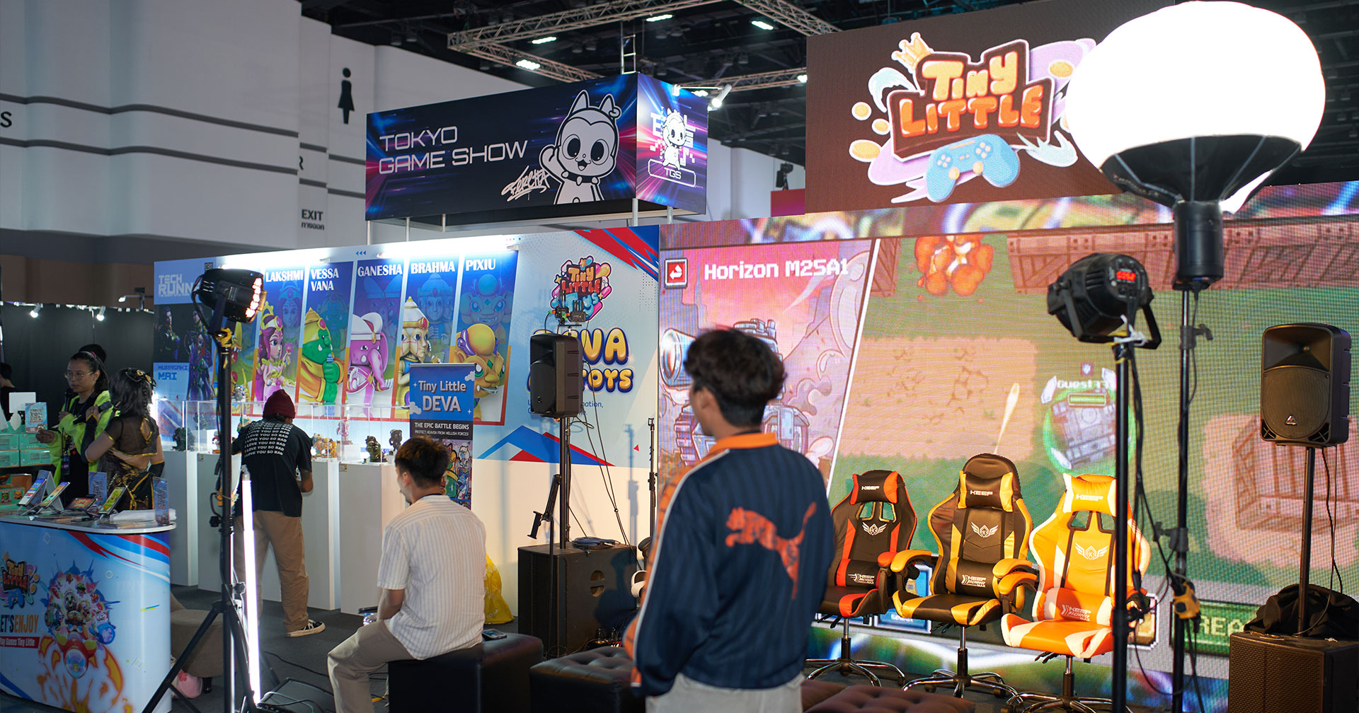 ทัวร์บูท Tiny Little รวมเกมมือถือสุดมันกิจกรรมลุ้นจุ่ม Art toy ในงาน Thailand Game Show 2024: Presented by Synnex