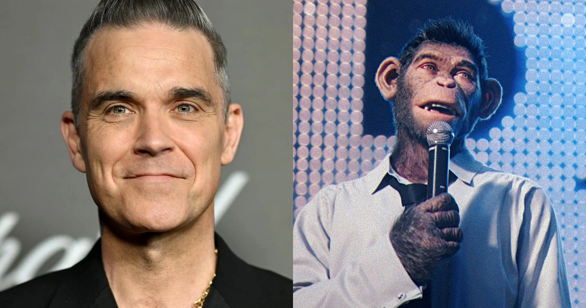 Robbie Williams อธิบายเหตุผลที่ ‘Better Man’ เสนอภาพเขาเป็น ‘ชิมแปนซี’