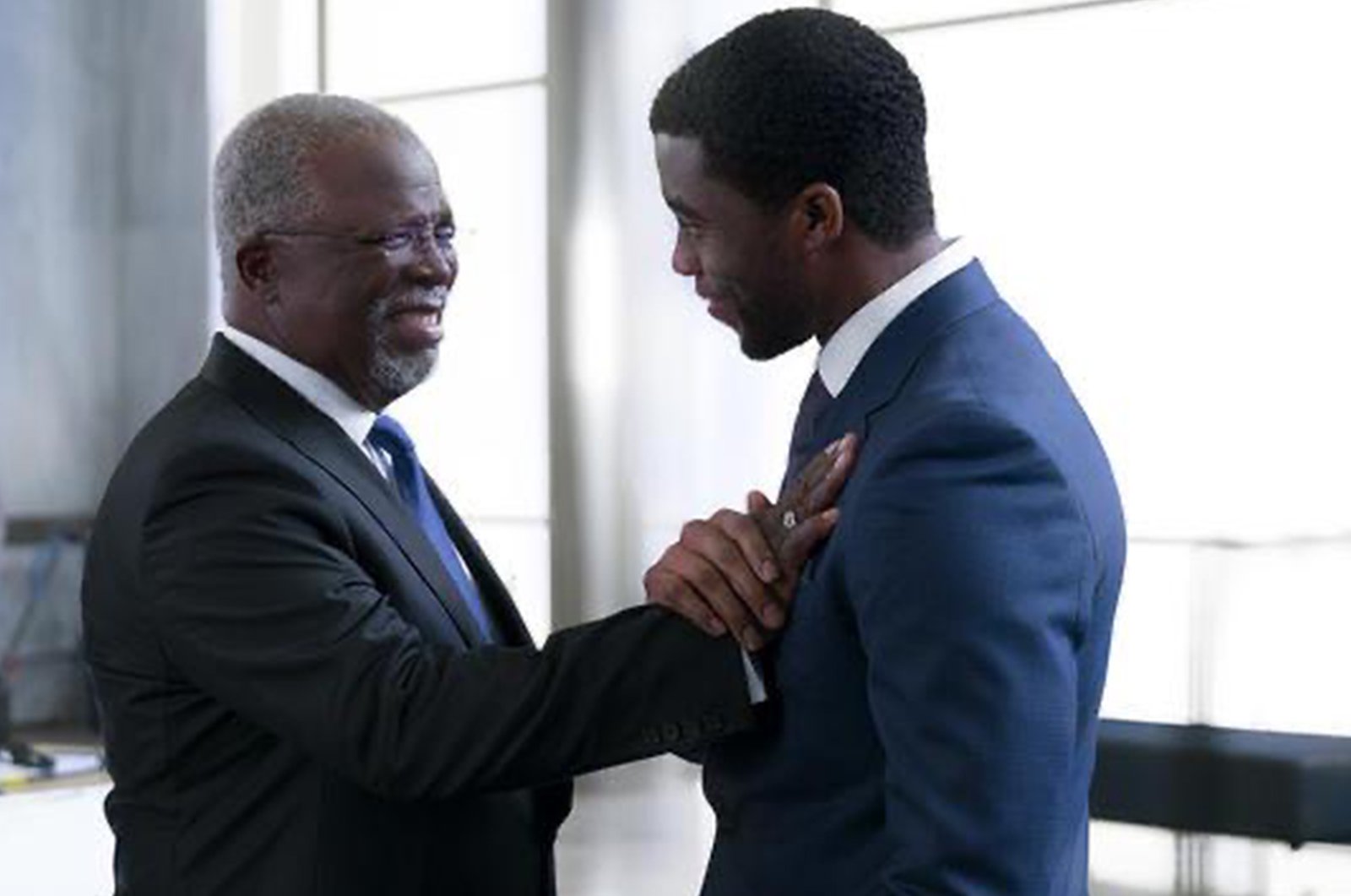 John Kani Chadwick Boseman Captain America Civil War