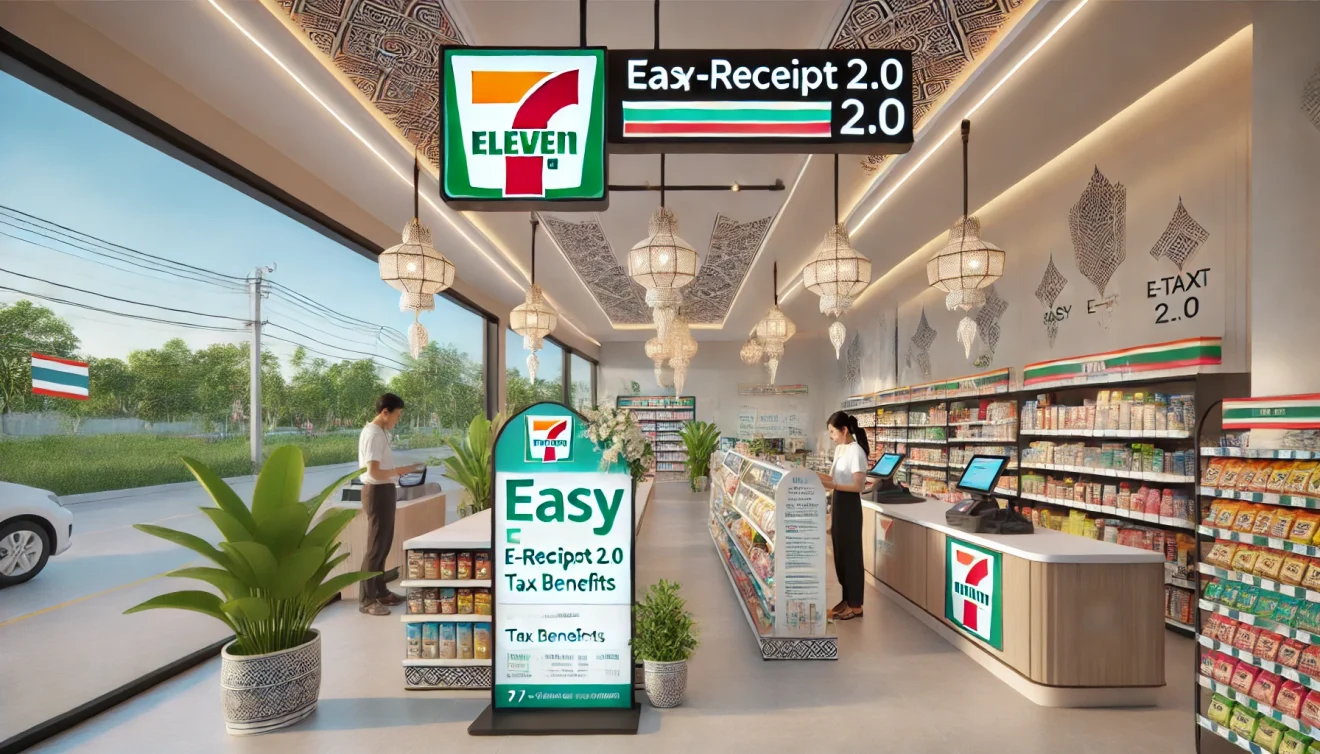 ขั้นตอนซื้อของ 7-11 อย่างไร ลดภาษี ‘โครงการ Easy E-Receipt 2.0’