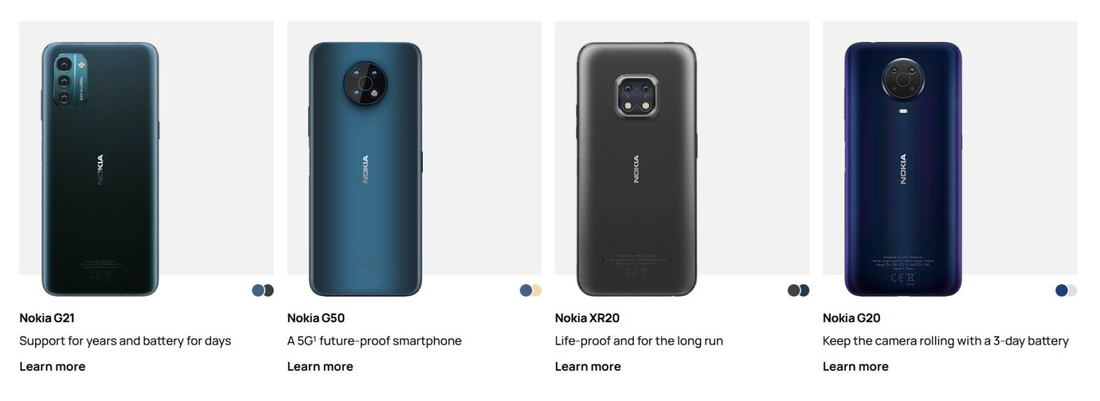 Nokia HMD Website