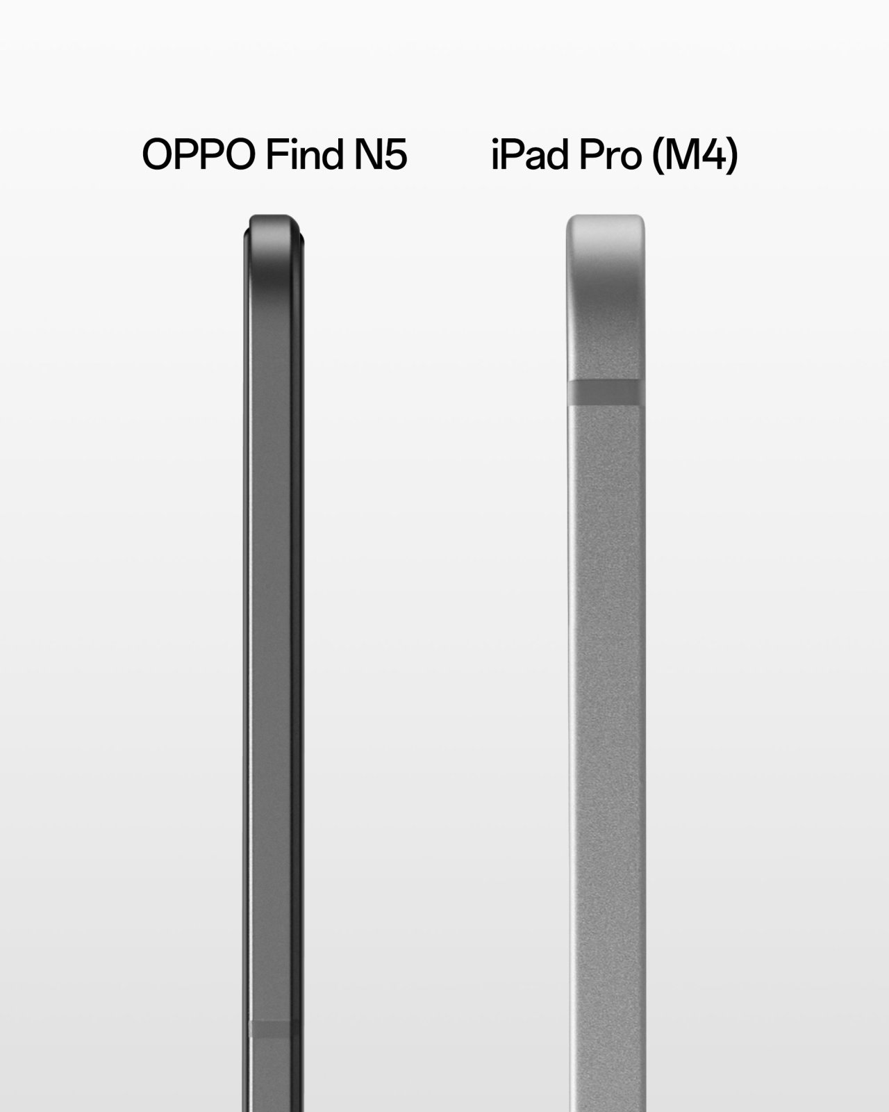 OPPO FInd N5 vs iPad Pro