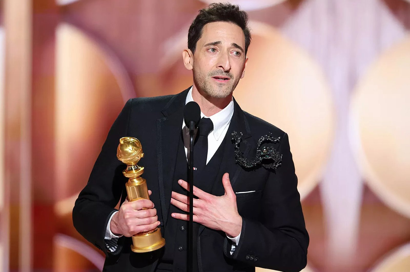 The 82nd Annual Golden Globes Adrien Brody The Brutalist