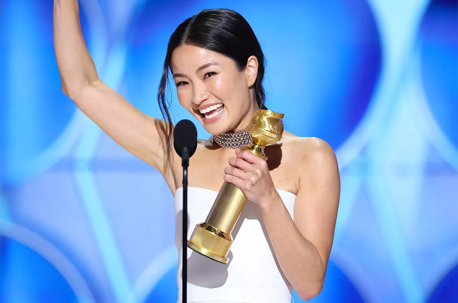 The 82nd Annual Golden Globes Anna Sawai Shōgun