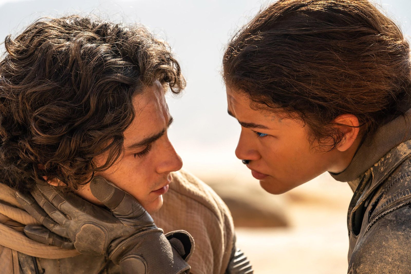 Timothée Chalamet and Zendaya in Dune Part Two