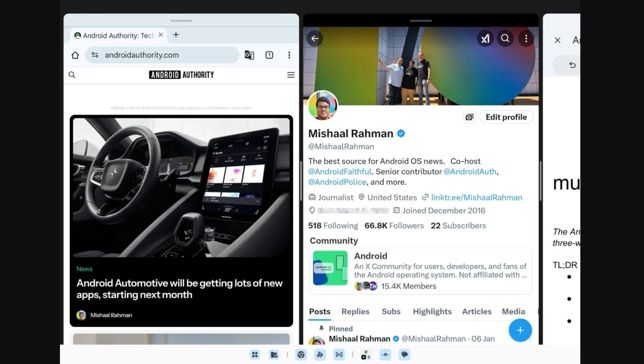 Android 16 จะมีโหมดแยกหน้าจอ (split-screen) คล้าย OxygenOS ของ OnePlus