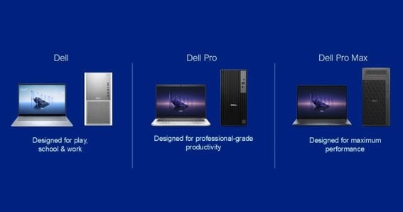 DELL กลิ่นผลไม้ ? ประกาศรีแบรนด์ใหม่ มาในชื่อ – ‘DELL, DELL PRO, DELL PRO MAX’