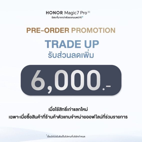 เปิดตัว ‘HONOR Magic7 Pro 5G’ สมาร์ตโฟนเรือธง ใส่ AI ทั้งระบบตั้งแต่เริ่ม กล้องโหด สเปกจัดเต็ม ตรวจจับมิจฉาชีพ