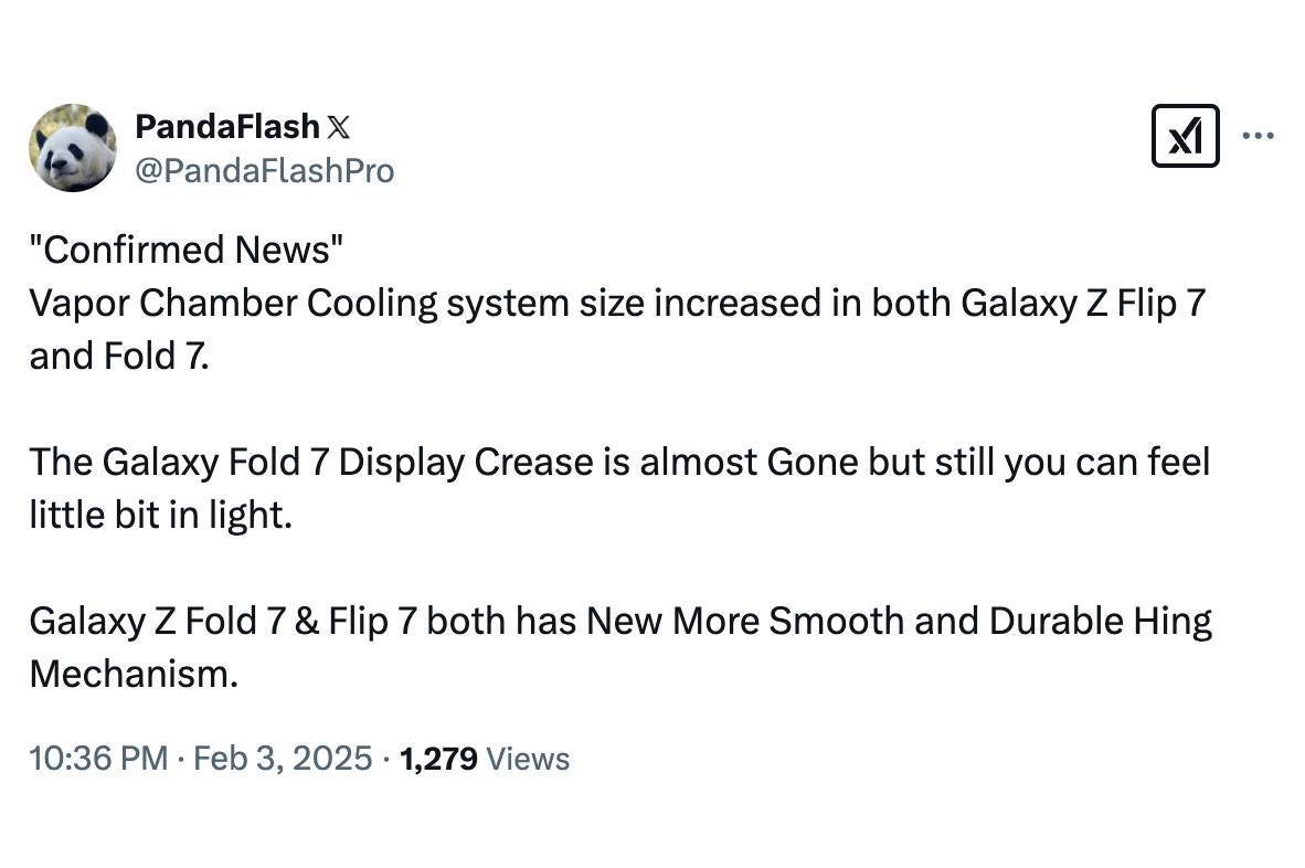 Samsung Galaxy Z Fold7 Leaked