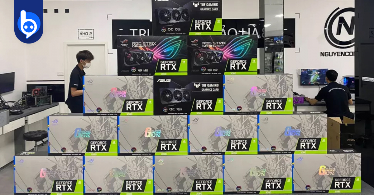 RTX 3080 Limited Edition Gundam ถูกนำไปใส่ขายใน Rig ขุด Prebuilt ที่ ...